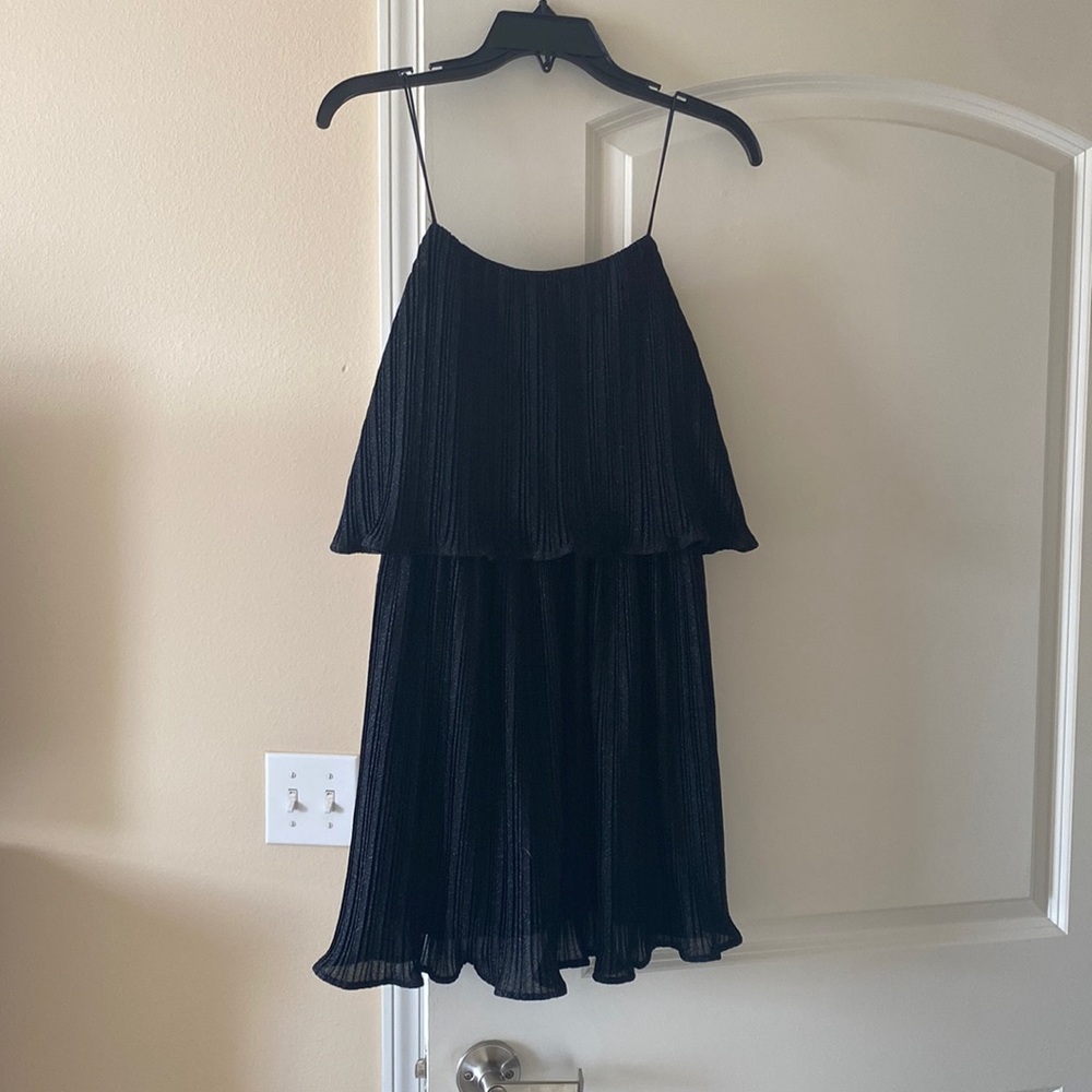 JOA short black sparkly dress. Size: Small